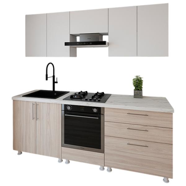 Кухня Smartex K4 ДСП меламин / Светлый Дуб photo 1