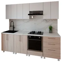 Bucătărie Smartex K4 PAL melaminat / Light Oak