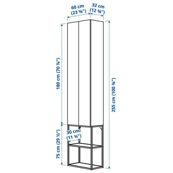 Стеллаж Ikea Enhet Белый / МДФ photo 4 Стеллаж Ikea Enhet Белый / МДФ photo 4