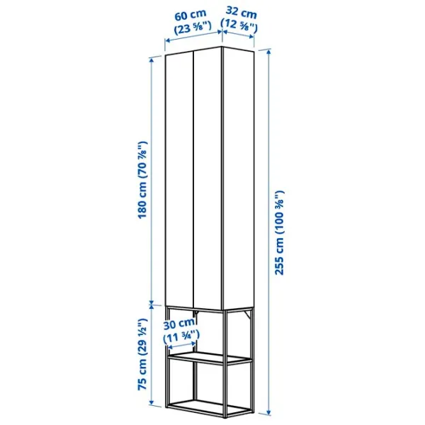 Стеллаж Ikea Enhet Дуб / МДФ photo 5 Стеллаж Ikea Enhet Дуб / МДФ photo 5