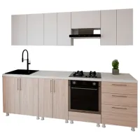 Bucătărie Smartex K4 PAL melaminat / Light Oak