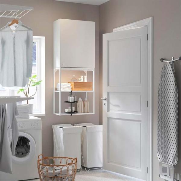 Etajeră Ikea Enhet White / MDF photo 3 Etajeră Ikea Enhet White / MDF photo 3