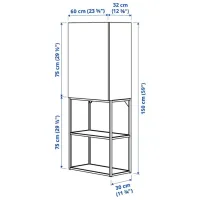 Etajeră Ikea Enhet White / MDF photo 4