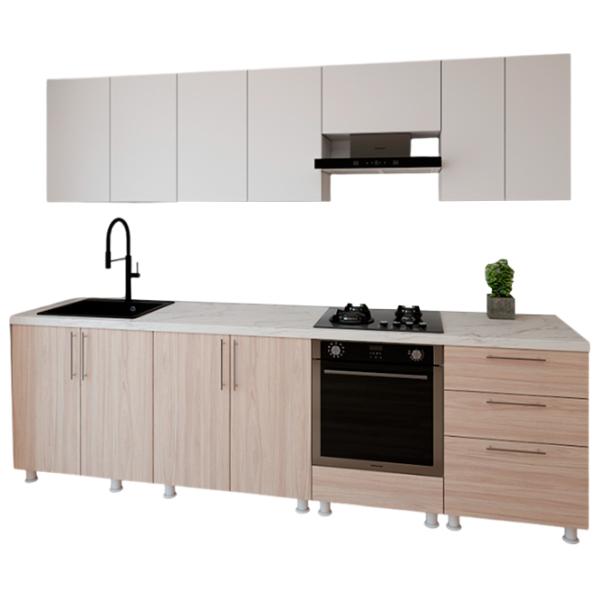 Кухня Smartex K4 ДСП меламин / Светлый Дуб photo 1