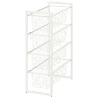 Etajeră Ikea Jonaxel White / Oțel