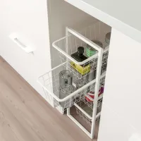 Etajeră Ikea Jonaxel White / Oțel photo 2