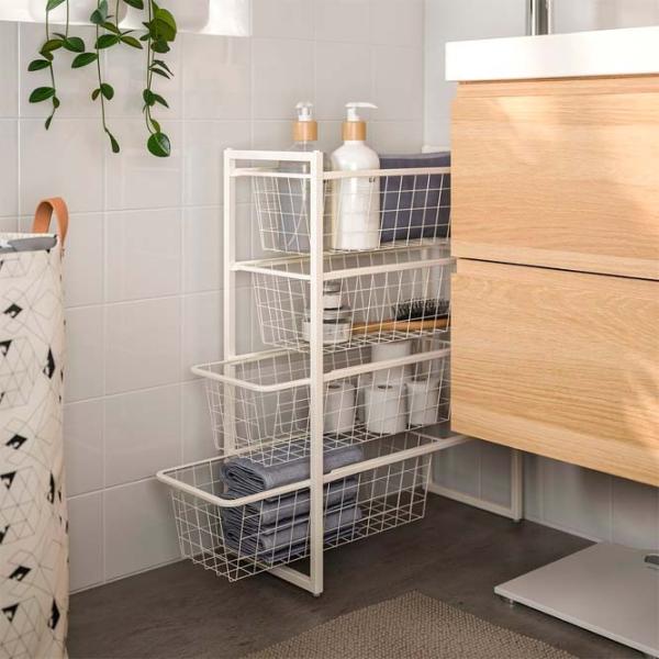 Стеллаж Ikea Jonaxel Белый / Cталь photo 3 Стеллаж Ikea Jonaxel Белый / Cталь photo 3