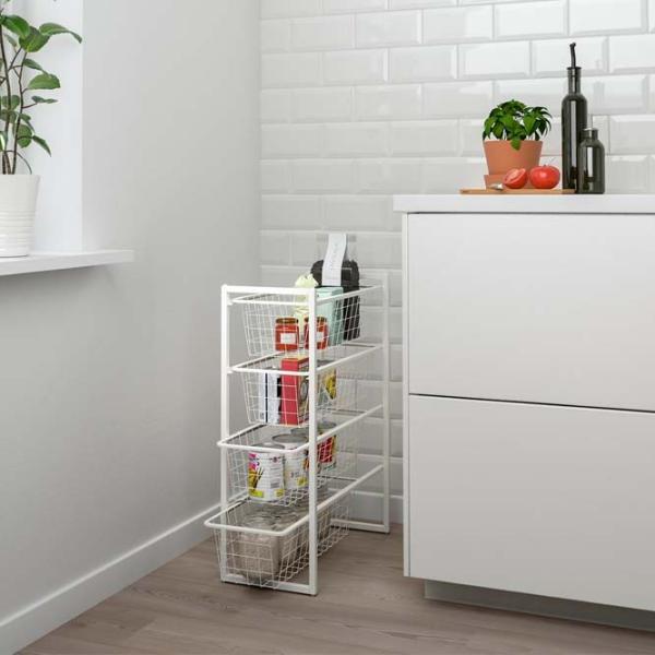 Стеллаж Ikea Jonaxel Белый / Cталь photo 4 Стеллаж Ikea Jonaxel Белый / Cталь photo 4
