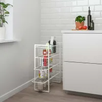 Etajeră Ikea Jonaxel White / Oțel photo 4