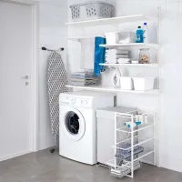 Etajeră Ikea Jonaxel White / Oțel photo 5