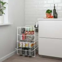 Etajeră Ikea Jonaxel White / Oțel photo 4