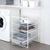 Etajeră Ikea Jonaxel White / Oțel photo 5