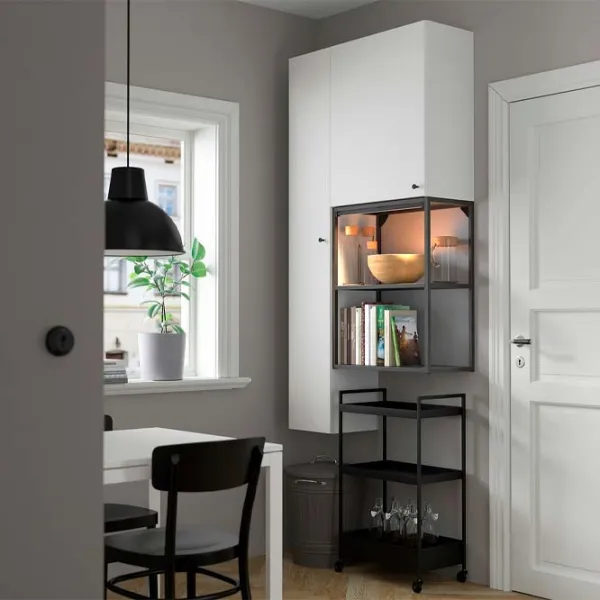 Стеллаж Ikea Enhet Белый / Cталь photo 3 Стеллаж Ikea Enhet Белый / Cталь photo 3