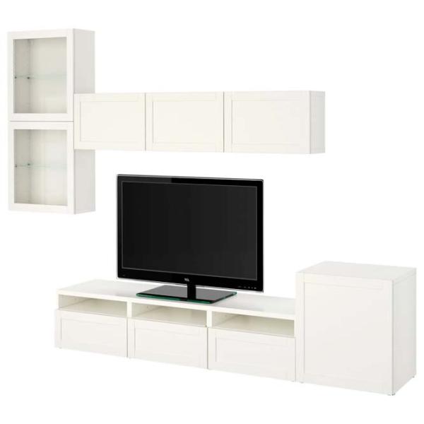 Гостиная Ikea Besta Модульная / White photo 1
