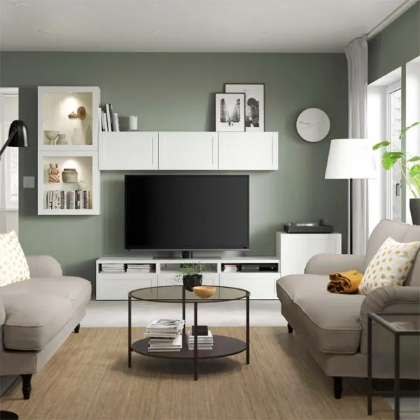 Гостиная Ikea Besta Модульная / White photo 2