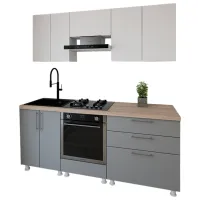 Bucătărie Smartex K4 PAL melaminat / Gray