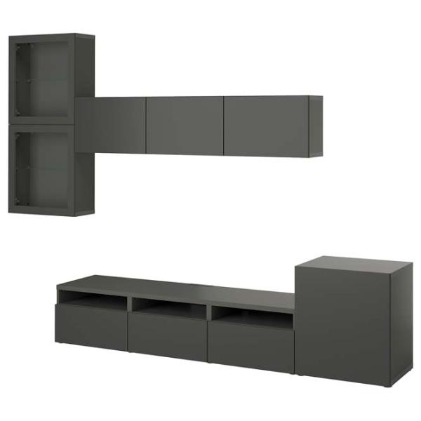 Гостиная Ikea Besta Модульная / Чёрный photo 1 Гостиная Ikea Besta Модульная / Чёрный photo 1