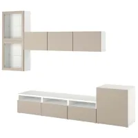 Гостиная Ikea Besta/Lappviken Модульная / Бежевый