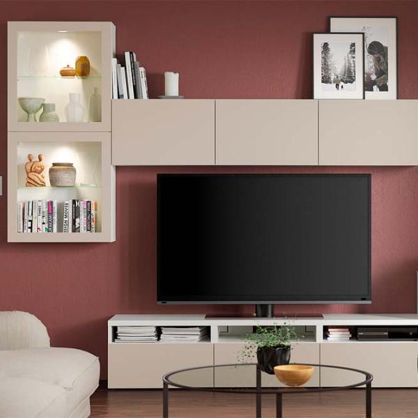 Living Ikea Besta/Lappviken Modulară / Beige photo 3 Living Ikea Besta/Lappviken Modulară / Beige photo 3