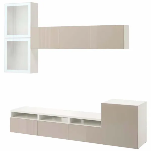 Living Ikea Besta/Selsviken Modulară / White photo 1 Living Ikea Besta/Selsviken Modulară / White photo 1