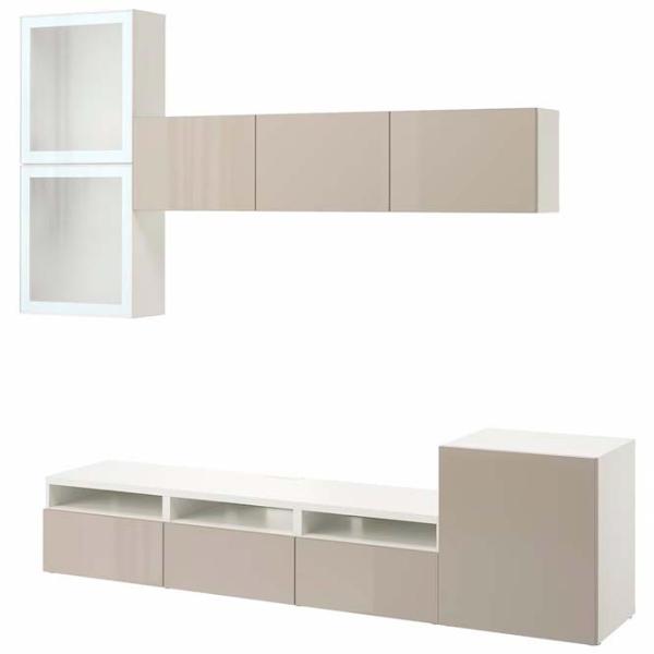 Living Ikea Besta/Selsviken Modulară / White photo 1 Living Ikea Besta/Selsviken Modulară / White photo 1