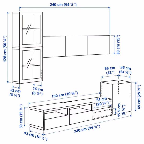 Living Ikea Besta/Selsviken Modulară / White photo 9 Living Ikea Besta/Selsviken Modulară / White photo 9