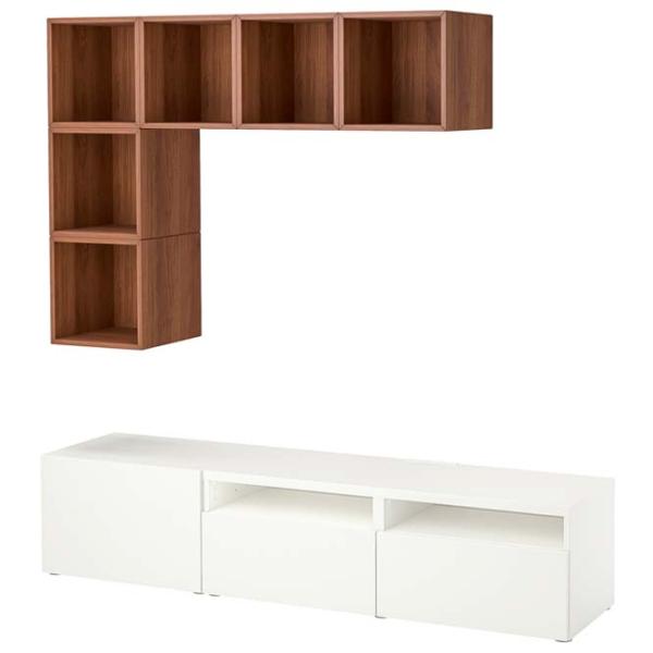 Living Ikea Besta/Eket Modulară / White photo 1 Living Ikea Besta/Eket Modulară / White photo 1
