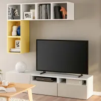 Living Ikea Besta/Eket Modulară / White