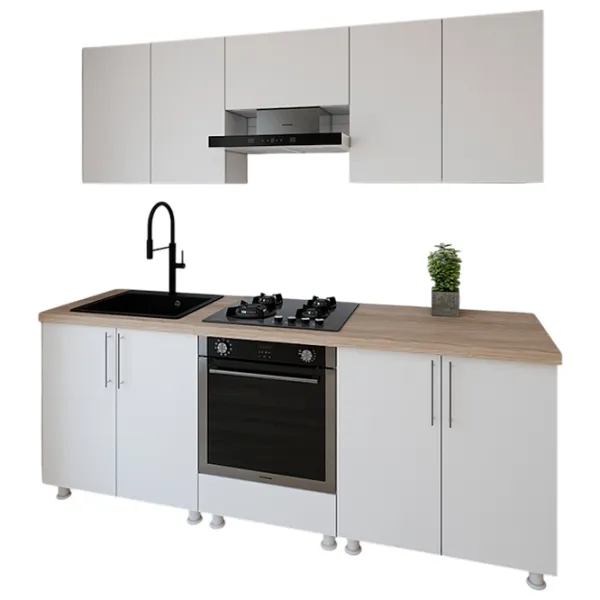 Кухня Smartex K3 ДСП меламин / White photo 1