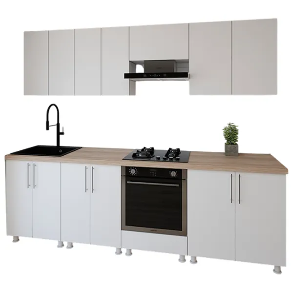 Кухня Smartex K3 ДСП меламин / White photo 1