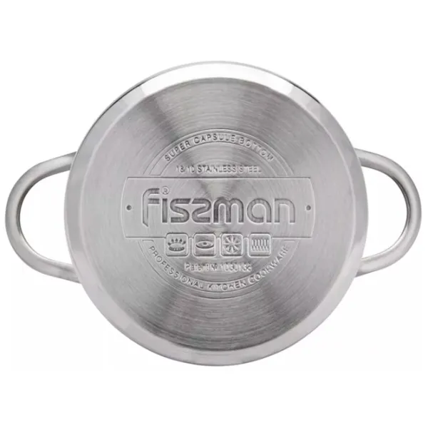 Кастрюля Fissman Bambino 1.1л Нержавеющая сталь / Нержавеющая сталь photo 5