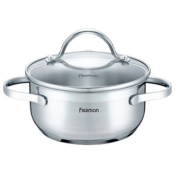 Кастрюля Fissman Luminosa 3л Нержавеющая сталь / Нержавеющая сталь photo 1