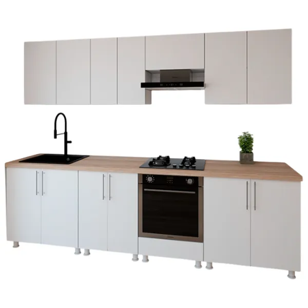 Кухня Smartex K3 ДСП меламин / White photo 1