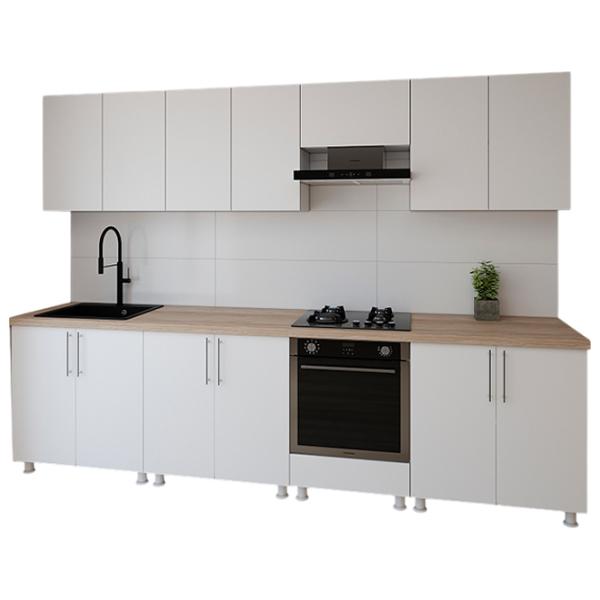 Кухня Smartex K3 ДСП меламин / White photo 1