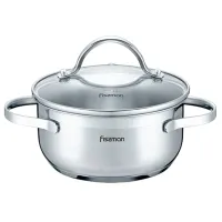 Кастрюля Fissman Luminosa 5.1л Нержавеющая сталь / Нержавеющая сталь