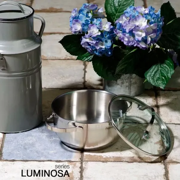 Кастрюля Fissman Luminosa 5.1л Нержавеющая сталь / Нержавеющая сталь photo 4