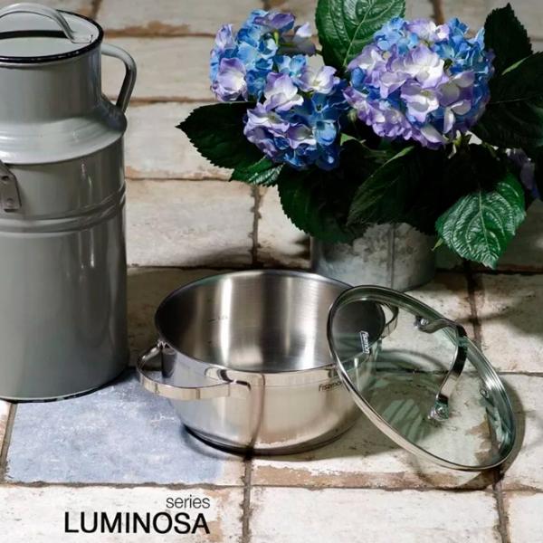 Кастрюля Fissman Luminosa 5.1л Нержавеющая сталь / Нержавеющая сталь photo 4