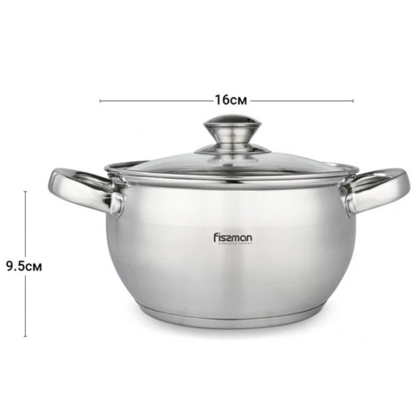 Cratiță Fissman Prime 2.7l Oțel inoxidabil / Inox photo 4
