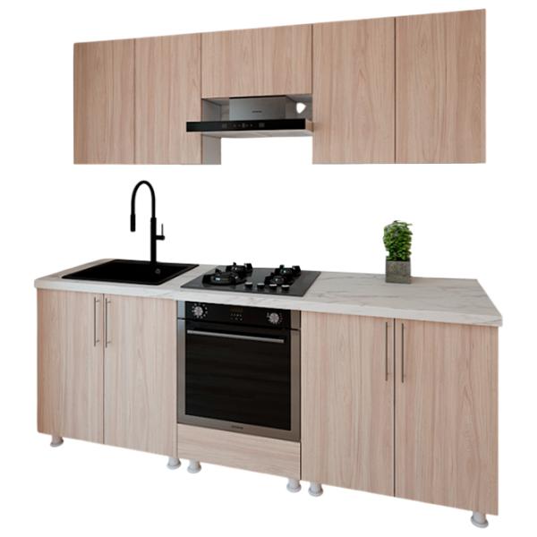 Кухня Smartex K3 ДСП меламин / Светлый Дуб photo 1