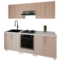 Bucătărie Smartex K3 PAL melaminat / Light Oak