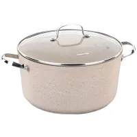 Кастрюля Korkmaz Alu 8л Нержавеющая сталь / Бежевый
