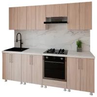 Bucătărie Smartex K3 PAL melaminat / Light Oak