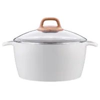 Cratiță Korkmaz Gusto 6.5l Oțel inoxidabil / White