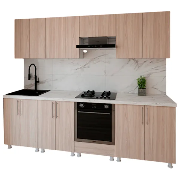 Кухня Smartex K3 ДСП меламин / Светлый Дуб photo 1