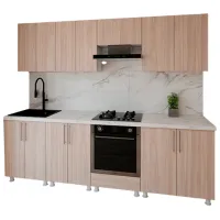 Bucătărie Smartex K3 PAL melaminat / Light Oak