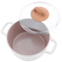 Cratiță Korkmaz Gusto 3l Oțel inoxidabil / White