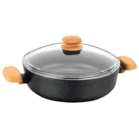 Кастрюля Korkmaz Montana 2.5л Нержавеющая сталь / Черный