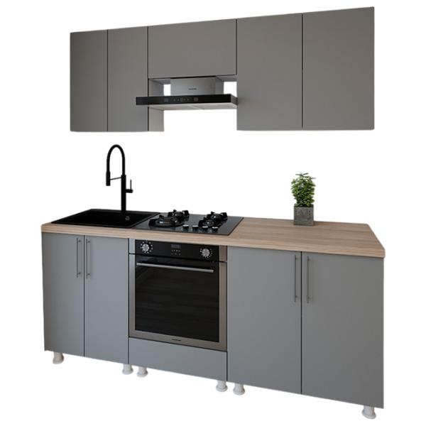 Bucătărie Smartex K3 PAL melaminat / Gray photo 1 Bucătărie Smartex K3 PAL melaminat / Gray photo 1