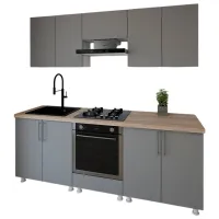 Bucătărie Smartex K3 PAL melaminat / Gray