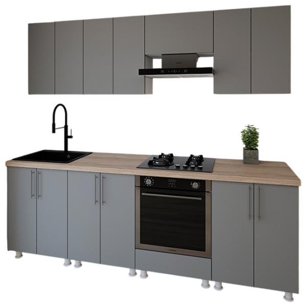 Bucătărie Smartex K3 PAL melaminat / Gray photo 1